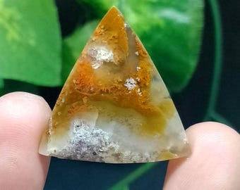 Moss Agate Gemstone, Colorful Ternate Agate, 5 grams