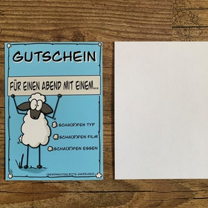 Gutschein für einen Abend mit..... (zum Ankreuzen)