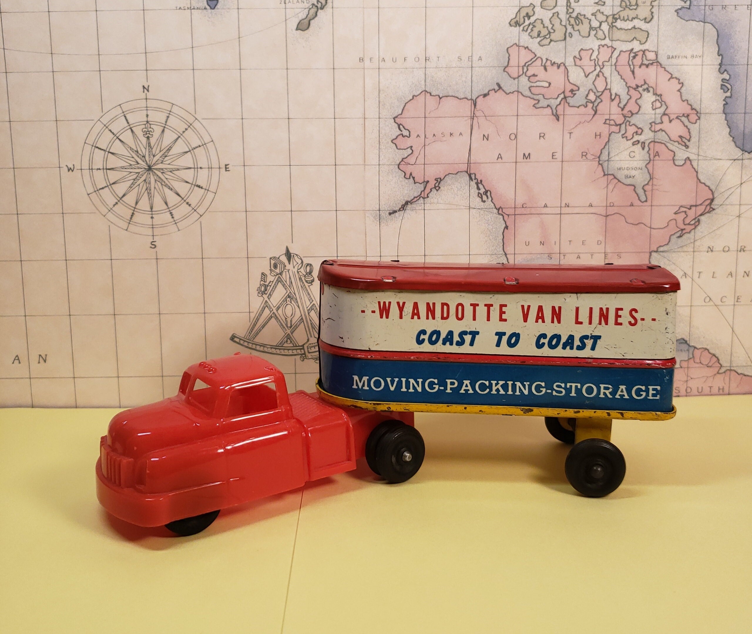 Vintage Wyandotte Van Lines Coast to Coast Moving Truck and Etsy