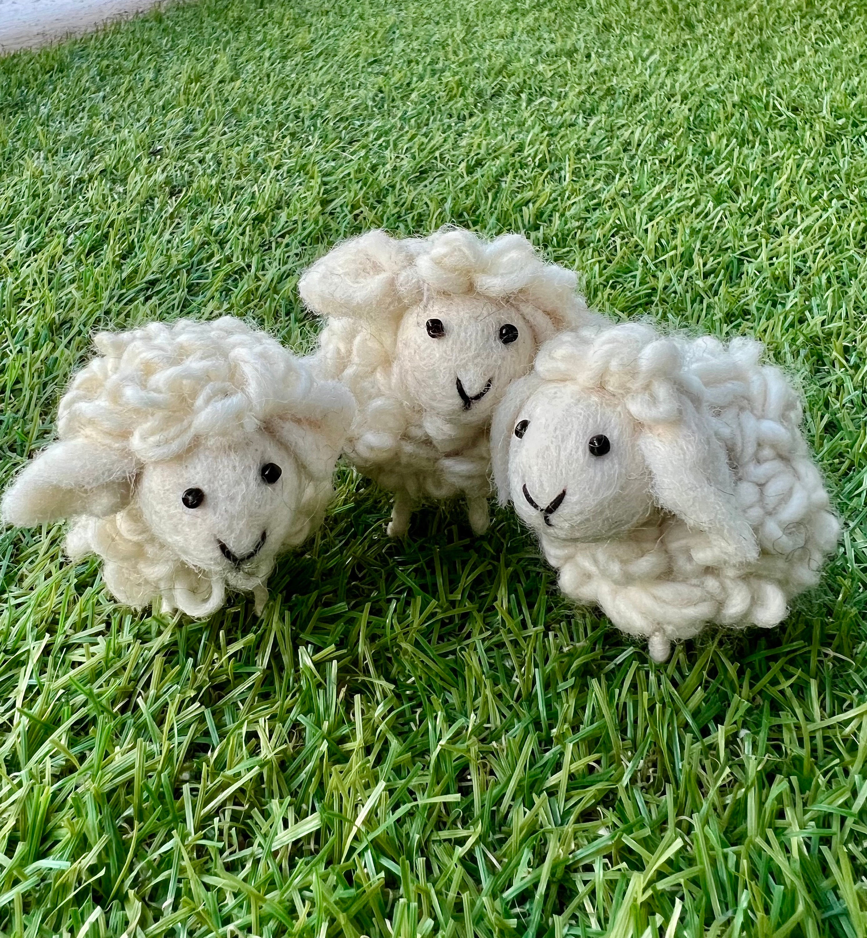 Handmade Mini Woolen Sheep Ornament|Toy|Gifts|Decorations