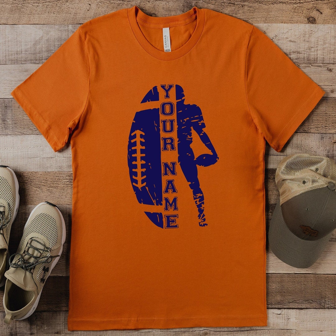Customized Football Shirt Your Name Football Football Shirt Etsy