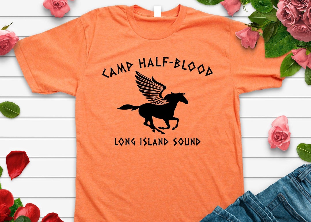 Camp Half Blood T Shirt Percy Jackson T-shirts Women Clothing Funny Short  Sleeve Tshirt Vintage