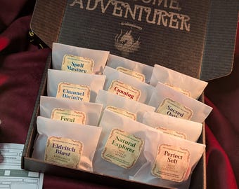Wax Melts · D&D Class Inspired Scents · Sampler Set perfect for gift, try all scents in one order! Perfect for selecting your fav ones