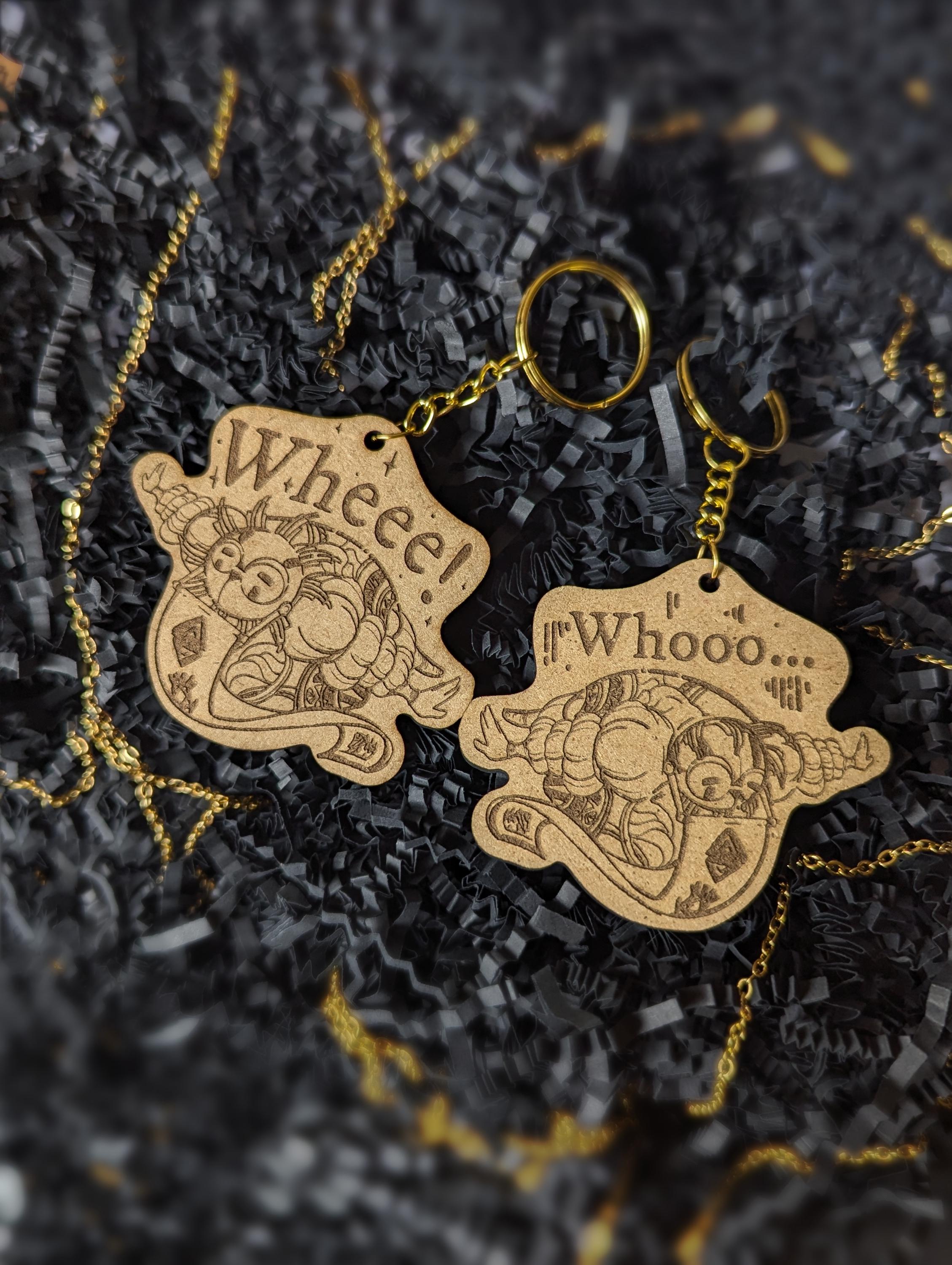 Expedition 33 Esquie Whoo Whee Keychain – Handmade Wood Gift for