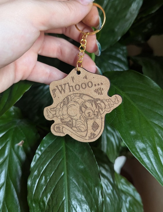 Expedition 33 Esquie Whoo Whee Keychain – Handmade Wood Gift for