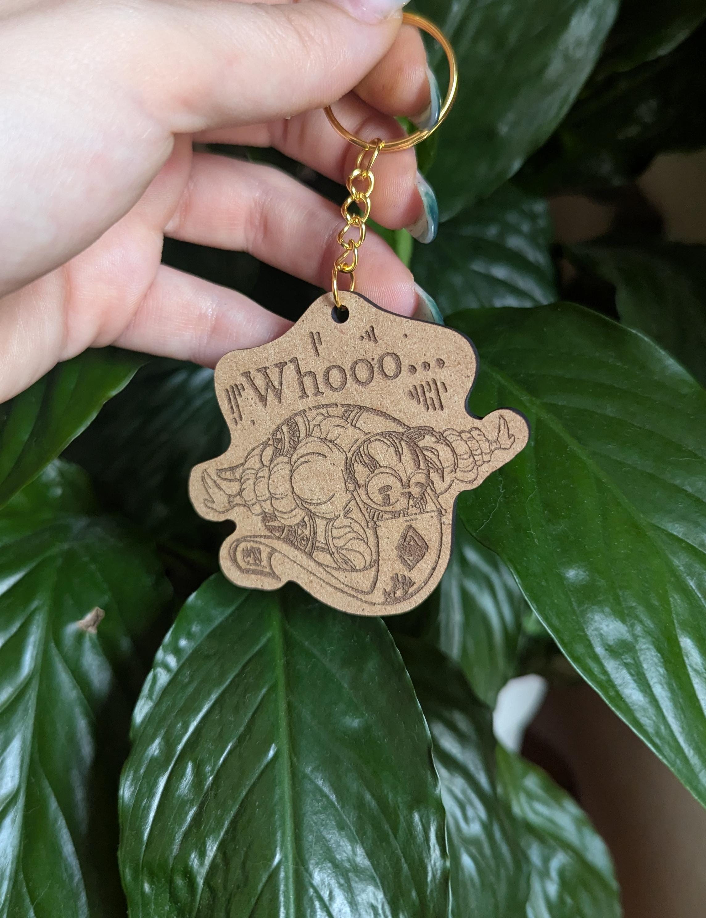 Expedition 33 Esquie Whoo Whee Keychain – Handmade Wood Gift for