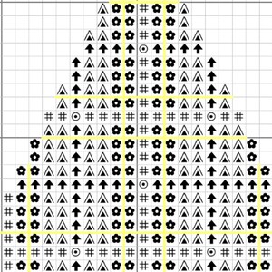 Christmas Tree Cross Stitch Pattern, Winter Embroidery (PDF) image 8