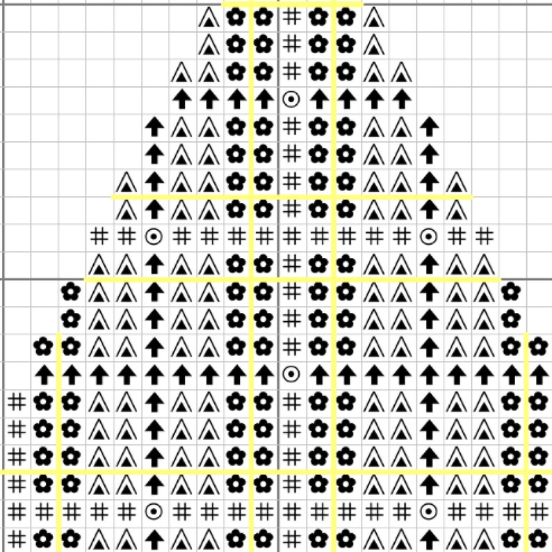 Christmas Tree Cross Stitch Pattern, Winter Embroidery (PDF) image 8