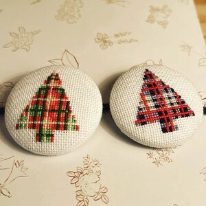 Christmas Tree Cross Stitch Pattern, Winter Embroidery (PDF) image 6