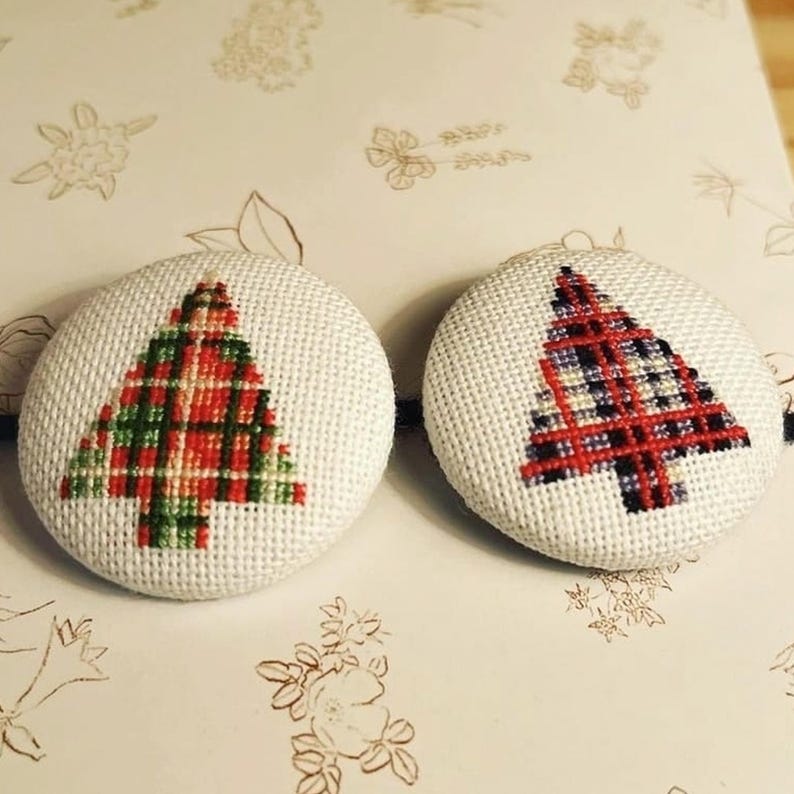 Christmas Tree Cross Stitch Pattern, Winter Embroidery (PDF) image 6