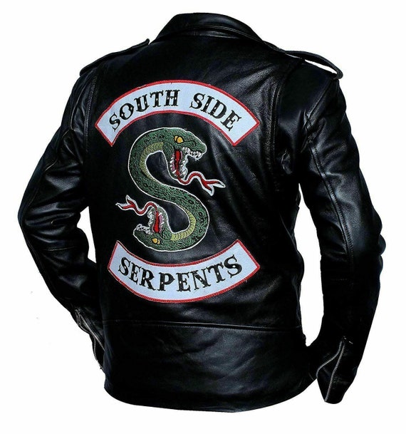 Jones Southside Serpent Biker Chaqueta de - Etsy México