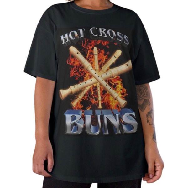 Hot Cross Buns Metal Shirt Etsy