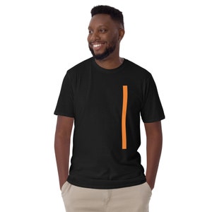 Minimal graphic t-shirt, Simple shirt graphic, Minimal t-shirt gift for him, Modern graphic design unisex t-shirt, Cool tee, Minimal line