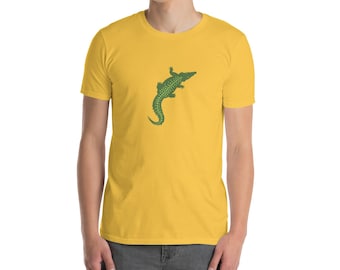 Crocodile Graphic T-Shirt: Unisex Ring-Spun Cotton Tee
