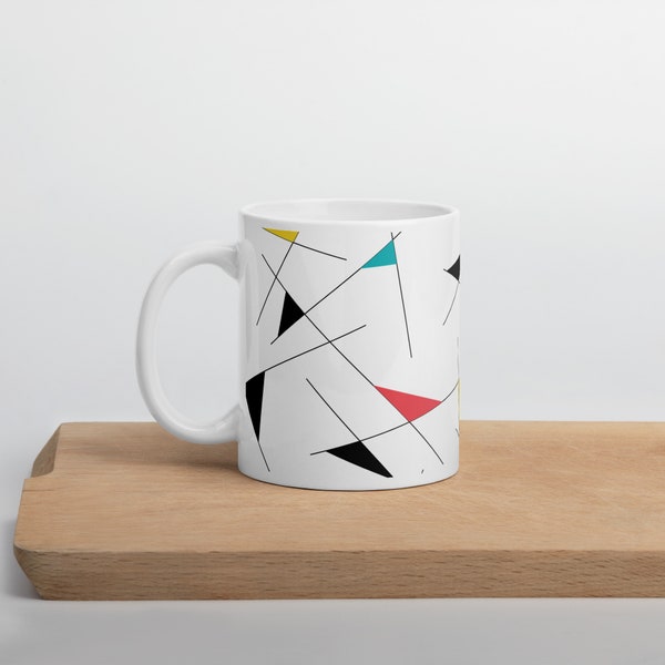 Geometric Mug Etsy