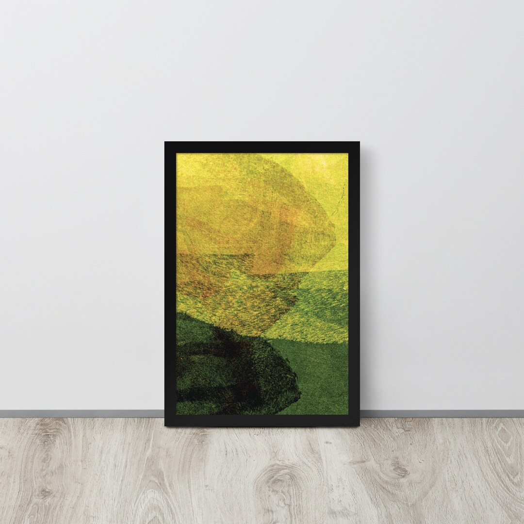 Green Art , Abstract Art Poster, Modern Wall Decor, Artistic Home Decor, Beautiful Graphic