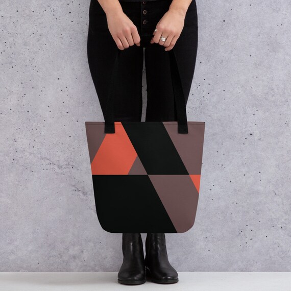 Popular Fashion Geometric Print Tote Bag For Women