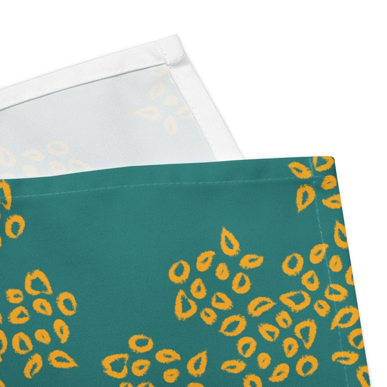 Beautiful Cloth Napkin Set of 4 Pattern, Blue Cloth Napkin for Gift