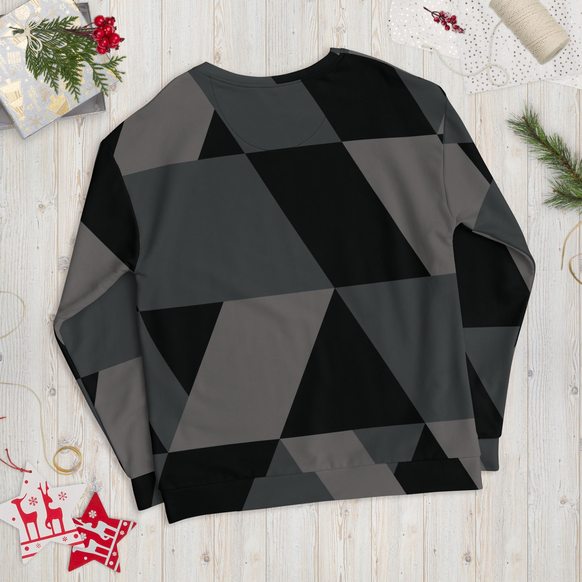Geometric Pattern Unisex Sweatshirt: Modern Graphic Design - Etsy
