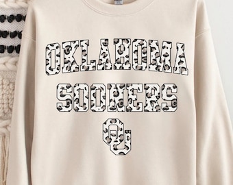 Oklahoma Sooners Leopard Digital PNG