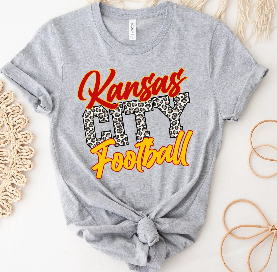 Kansas City Leopard Graphic Crew Neck Tee main image 0