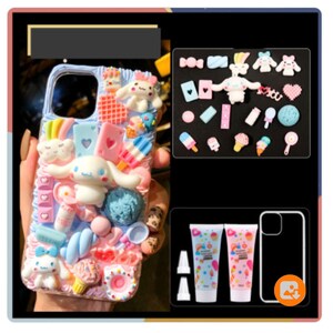 Puede incluir: Una funda transparente para tel&eacute;fono con un dise&ntilde;o 3D colorido que presenta un personaje de dibujos animados, caramelos y helado. La funda viene con dos tubos de pegamento y una funda transparente para tel&eacute;fono.