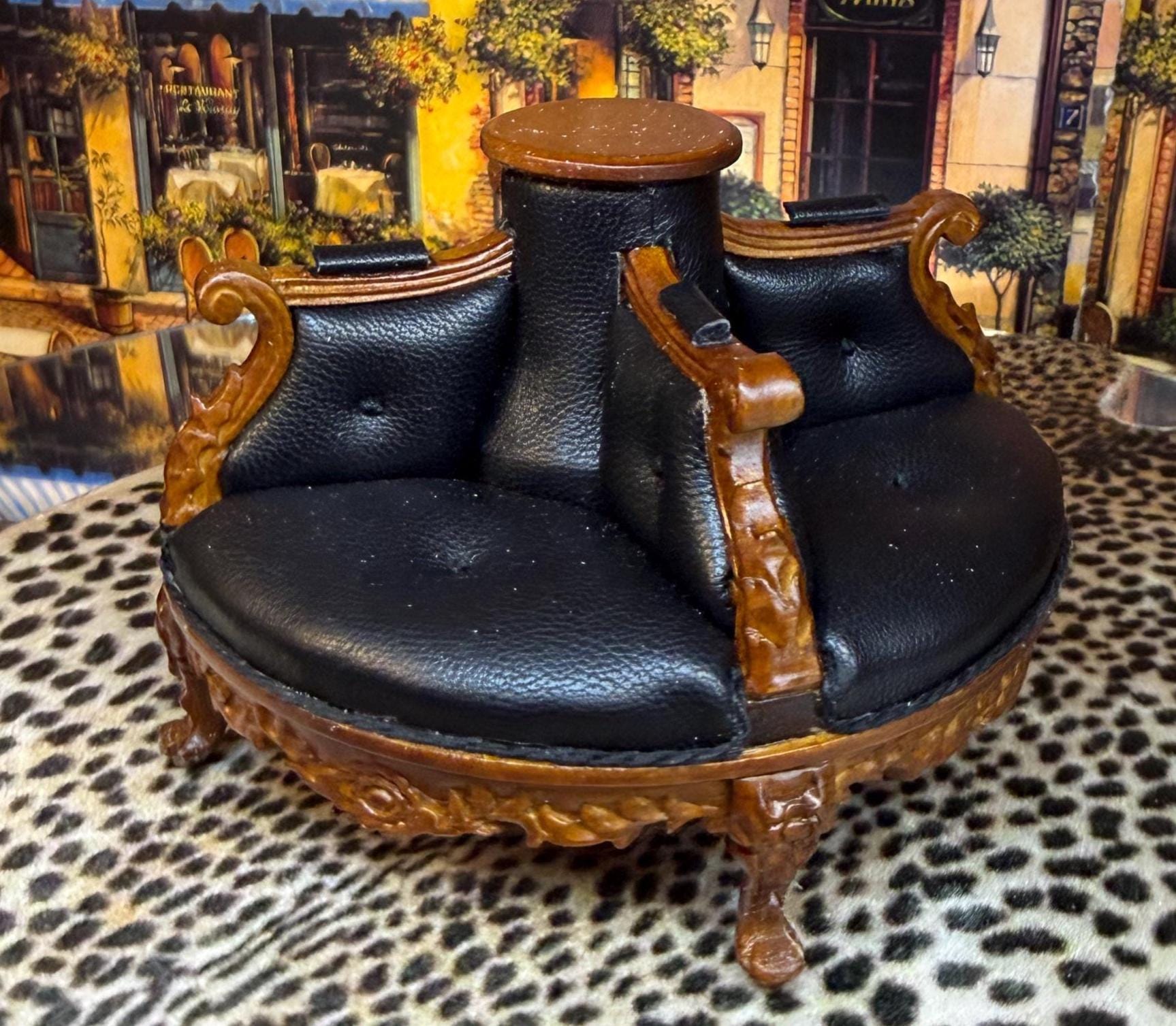 星*夢様 ●【特価品】Velvet Lounge スピアヘッドクロス ペンダント 1:12 Pitt Wang Exclusive Hotel Lobby Replica Circula Walnut and