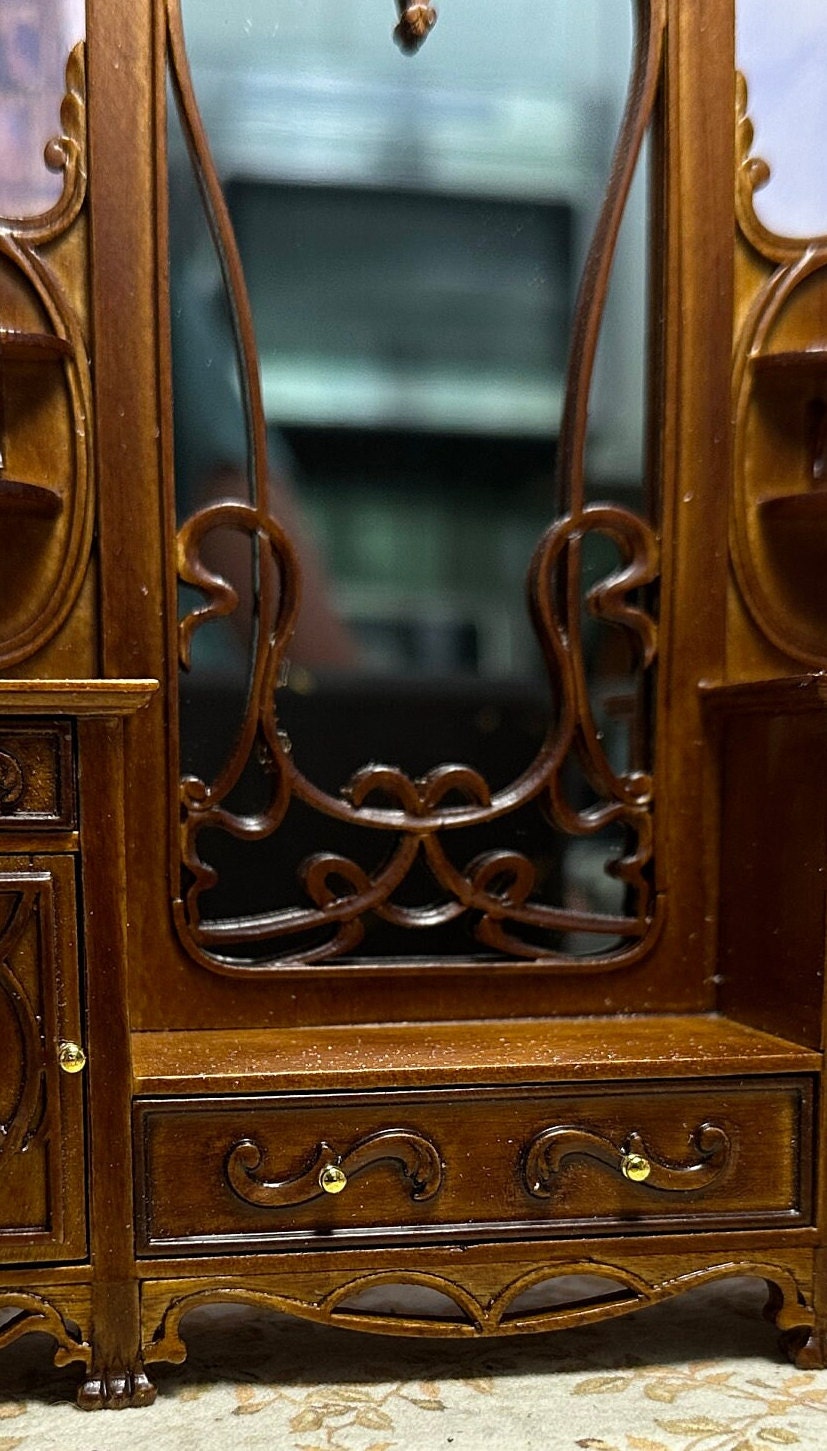 高速 割引 2025 東日本 JBM Miniature Dollhouse Decor Replica Mahogany Are Nouveau フラメンコ