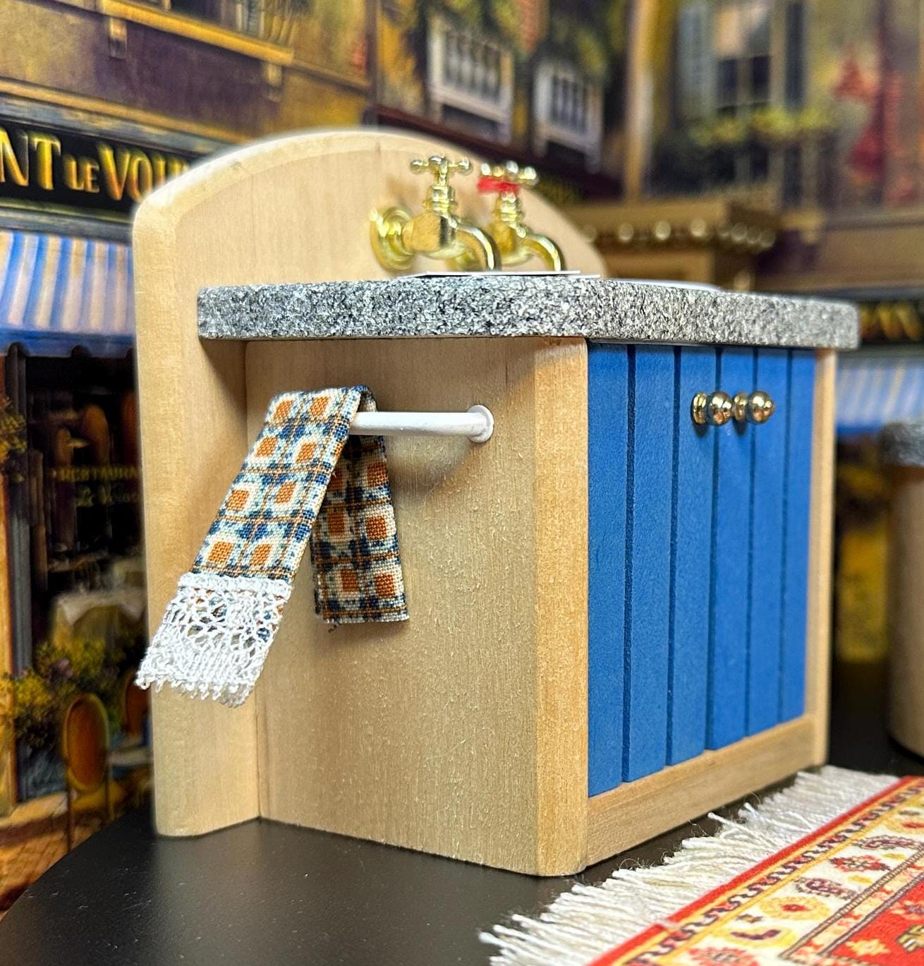 Poêle Miniature Ancien – Maison De Poupée Bodo Henning – Cuivre – Allemagne