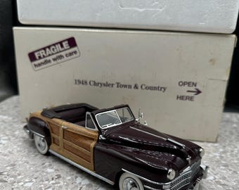 Woody Chrysler Town and Country Convertible Wall Clock by Classic Boater Woody Chrysler Town and Country Convertible Wall Clock by Classic Boater