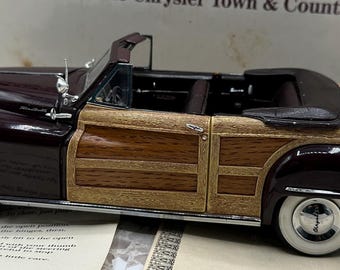 1:24 Vintage Danbury Mint Die Cast 1948 Chrysler Town Car