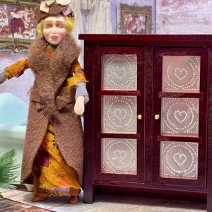 Remember Grandma&#39;s Pie Chest? Here It is in Miniature Dollhouse Scale