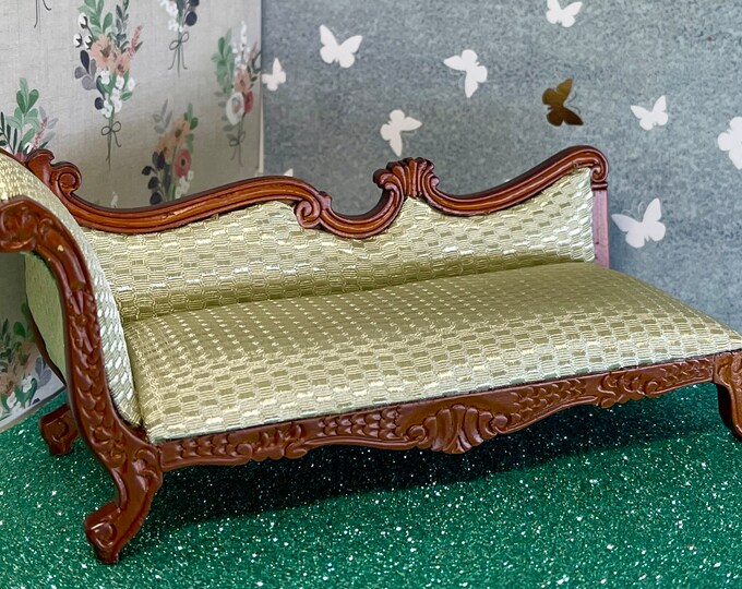 Melody Jane Miniatura Casa Bambole Accessorio Young Girl Ritratto in Ovale Oro Telaio A