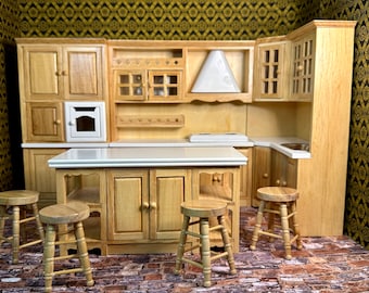 和風ミニチュア台所厨箱部屋ドールハウス貴重3021