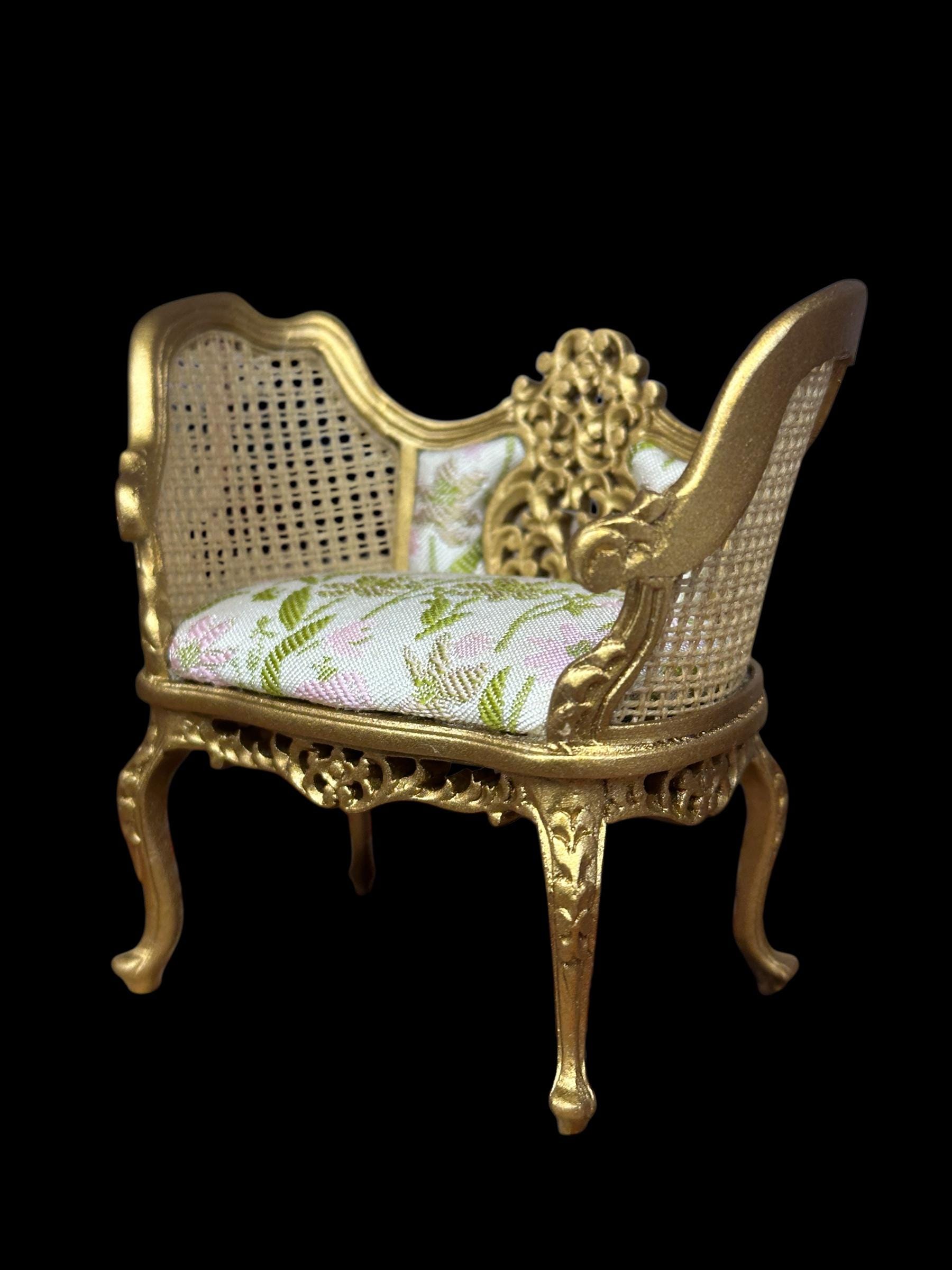 AHM ミニチュア ドールハウス 装飾 レプリカ フランス ロココ アーム