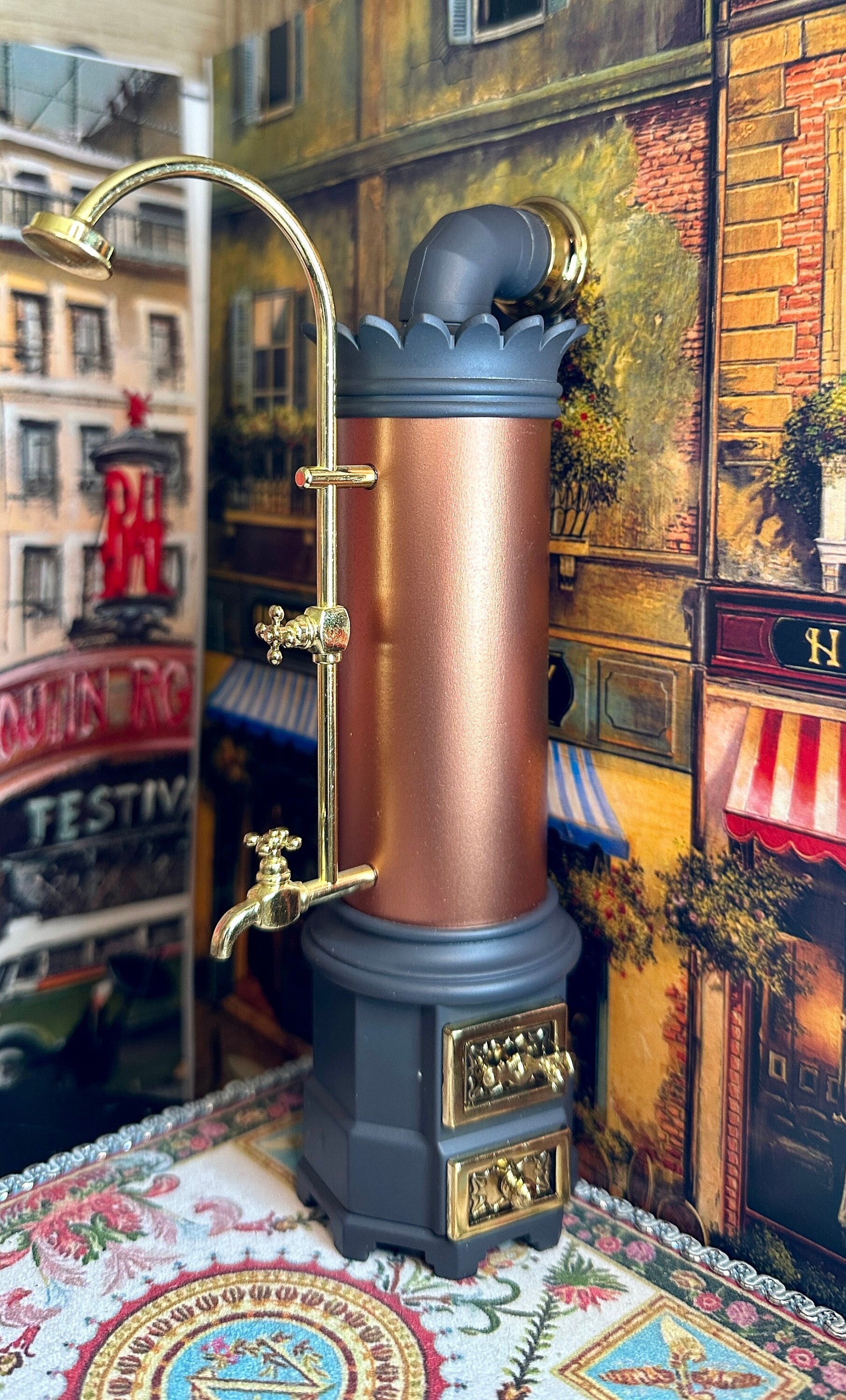 Miniature Dollhouse Decor Replica Bodo Hennig Coal Fueled