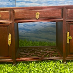 Miniature Chinese Rosewood Model Desk 1900s