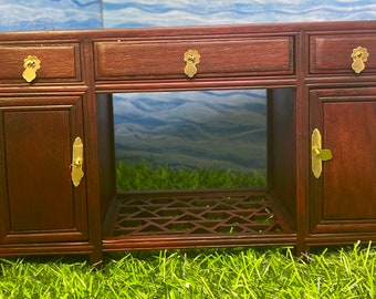 Miniature Chinese Rosewood Model Desk 1900s