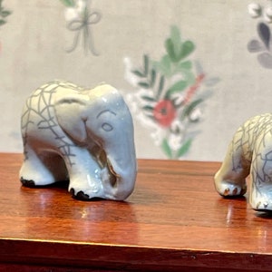 Four French Feves Raku Porcelain Pottery