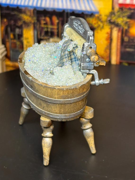 Vintage 1980s Miniature Dollhouse Decor Replica Bodo Hennig