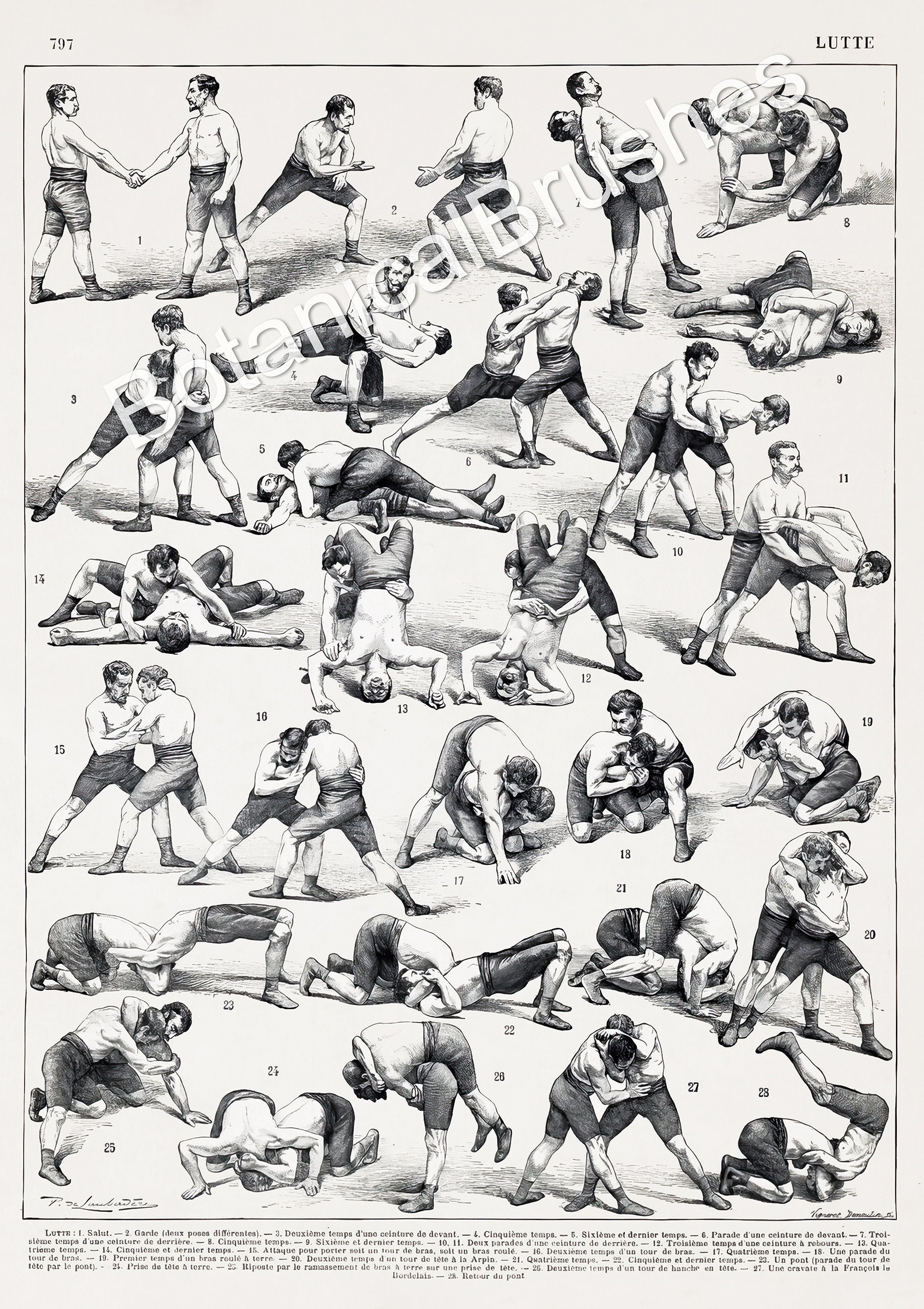 Wrestling Techniques Poster Printable Digital Download Wrestling Wall Wrestling Techniques Poster Printable Digital Download Wrestling Wall