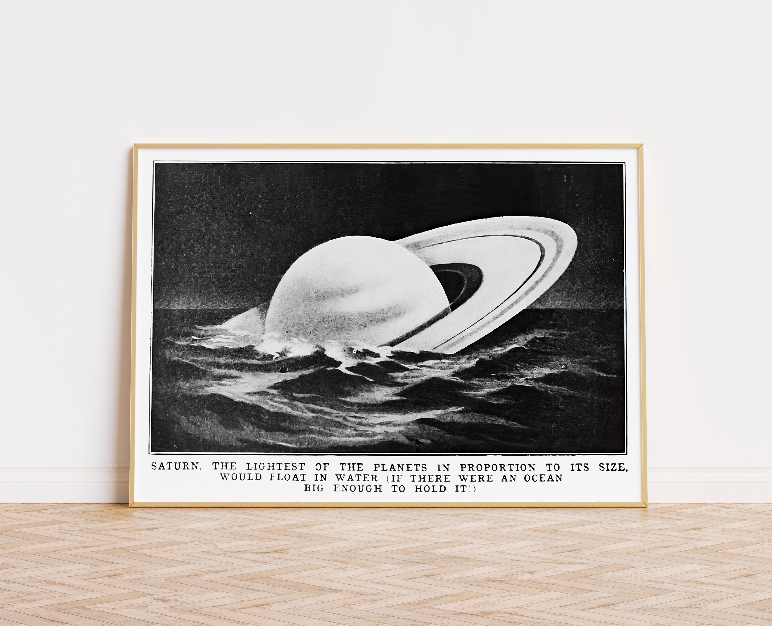 Printable Saturn Art Digital Download Vintage Planet Print Antique Astronomy Print Saturn Wall ...
