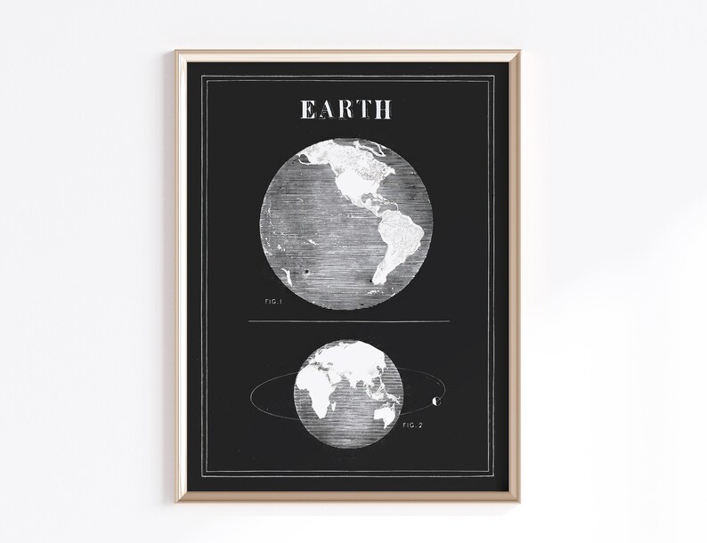 Printable Space Wall Art Set Digital Download Space Print - Etsy