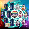 Rainbow Pride Police Box Lgbt Enamel Pin Gift Set Bb8 Space Pin Lgbt Pride Pin Kawaii Pins Set Lgbt Lapel Pin Popular Pins Backpack Pins Set