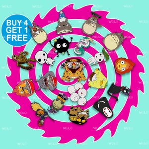Miyazaki Anime Animal Pin Enamel Pin Set Anime Badge Pins Dragon Enamel Pin Witch Enamel Pin Anime Lapel Pins Cute Bag Pins Anime Gift Set