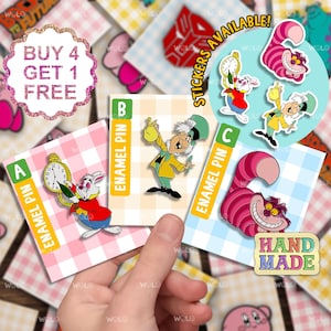 Wonderland Alice Rabbit emaille pins cadeauset literaire liefhebbers cadeau grappige reversspeld schattige emaille pins set kawaii rugzak pin schattige tas pins