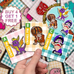 Super Mario Dragon emaille pins cadeauset Gaming cadeau voor hem grappige anime pins kawaii dieren pin grappige cartoon pin schattige pins set