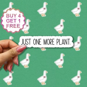 Sólo una pegatina de planta más, pegatinas de mamá de planta, pegatinas de vida de planta pegatinas de computadora portátil de planta, vaso de planta