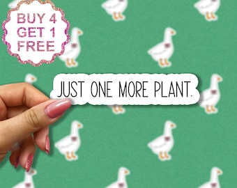 Just One More Plantステッカー、Plant Momステッカー、Plant Lifeステッカー、Plant Laptopステッカー、Plant Tumbler