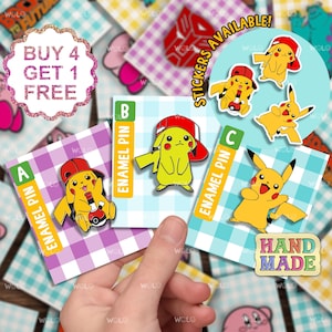 Set de regalo de pines esmaltados con meme de Stoner Pika, regalo de juego para él, set de pines divertidos, set de pines kawaii, pines esmaltados de sombrero, pin de animal de dibujos animados, set de pines esmaltados